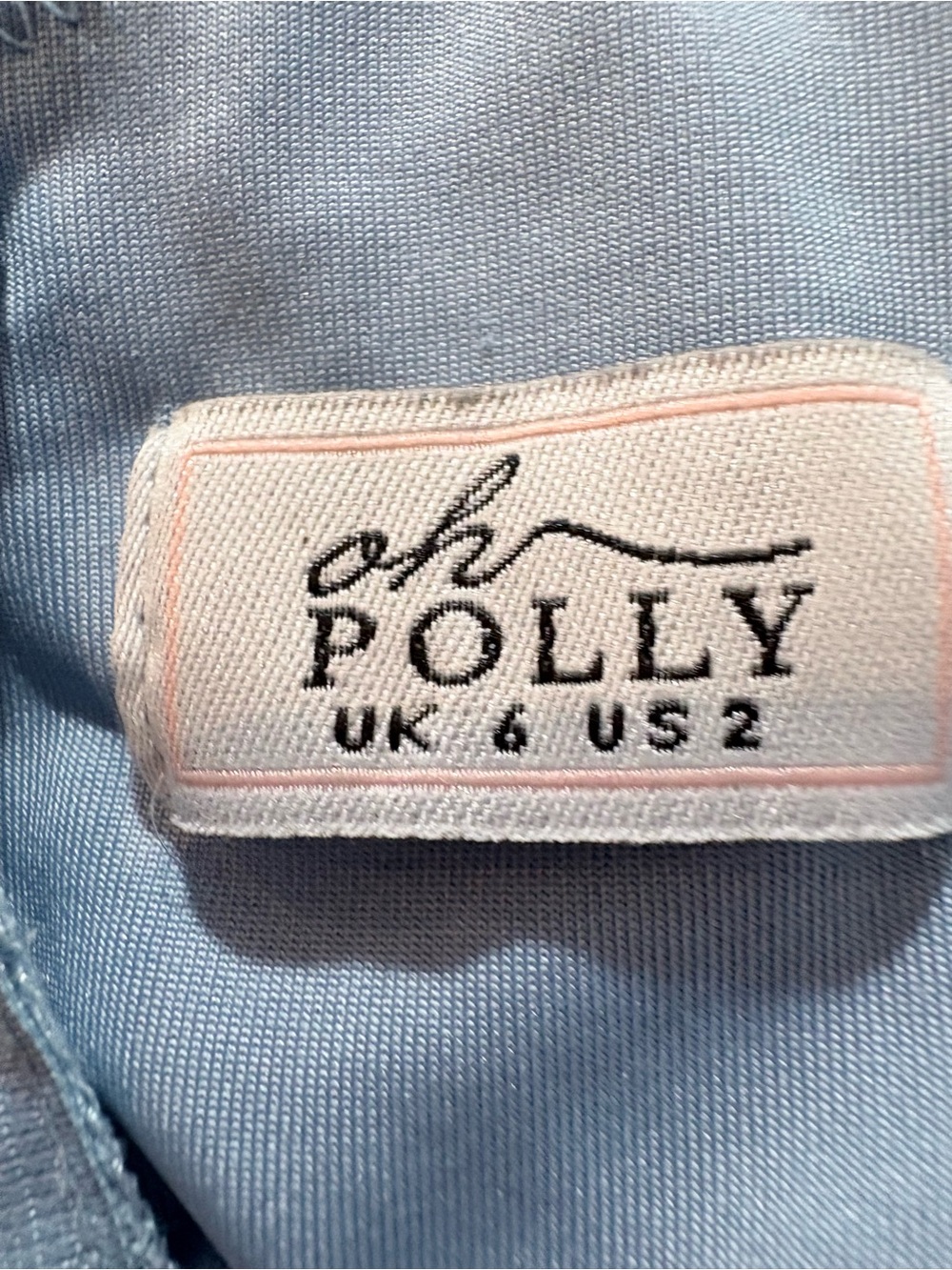 Oh Polly Sky Blue Ruched Backless Mini Dress - Picture 4 of 5